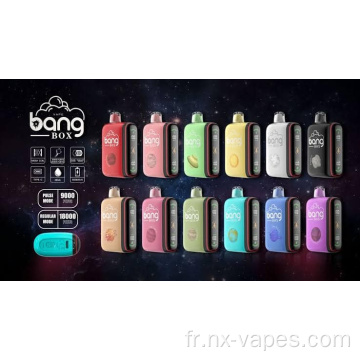 Points de vape jetable de haute qualité Bang 18000 Puffs